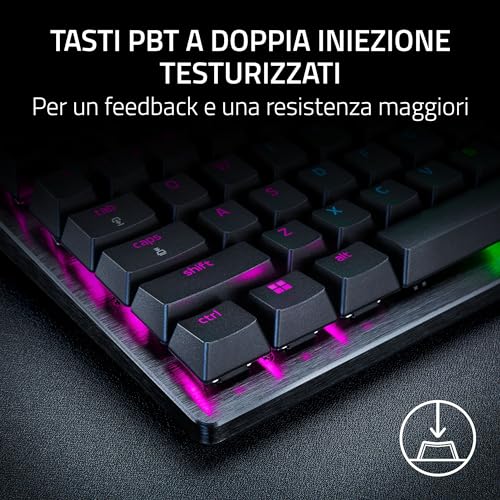 Huntsman V3 Pro - PC Tastiera ottica analogica per esport - Snap Tap - Modalità Attivazione Rapida (Quadrante digitale multi-funzione e pulsanti di comando dedicati) US-Layout | Nero - Tastiera gaming - Immagine 7