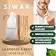 Naguère Siwak Naturprodukt mit Etui, Set mit 5 Miswak Stäbchen für die Reinigung der Zähne, ohne Konservierungsstoffe