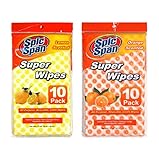 Spic n Span 10pk Super Wipes | Full Case 24 Units | Bulk Cleaning Supplies, Wholesale Lot