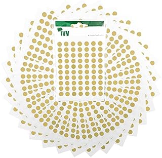 2,100 Easy Peel Self Adhesive Sticky Dots from Ivy - 8mm - Matt White [232741]