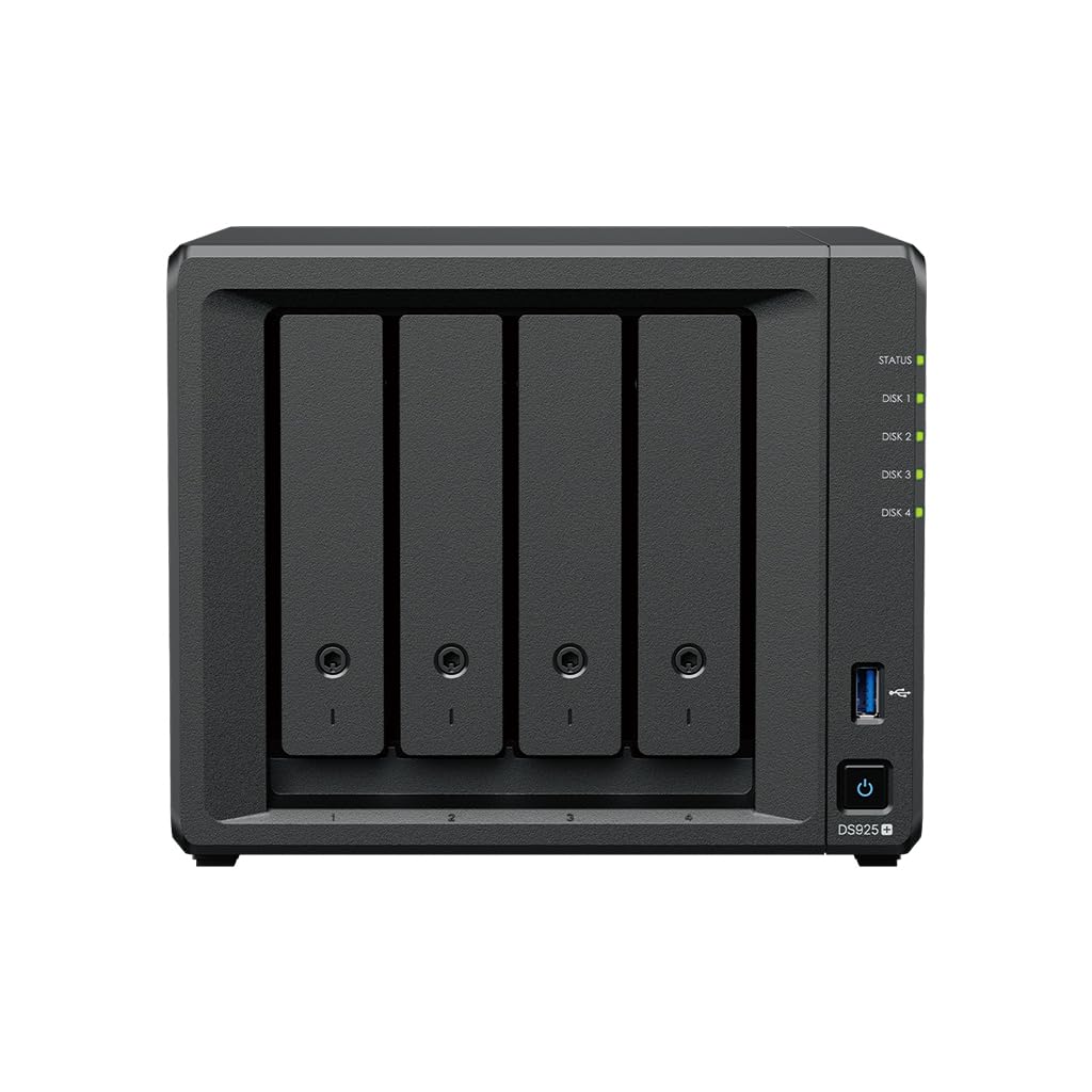 NAS DiskStation DS925+ avec 4X disques durs 6To Hat Plus et avec 8Go RAM, Total: 24 to
