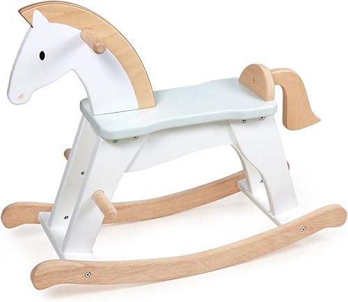 Tender Leaf Toys - Caballo mecedor de la suerte - Caballo mecedor de madera premium para juego imaginativo - Ayuda al desarrollo cognitivo y físico