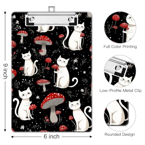 Image of Small Plastic Clipboard 6 x 9 in, Standard A5 Size Fashion Clip Board
