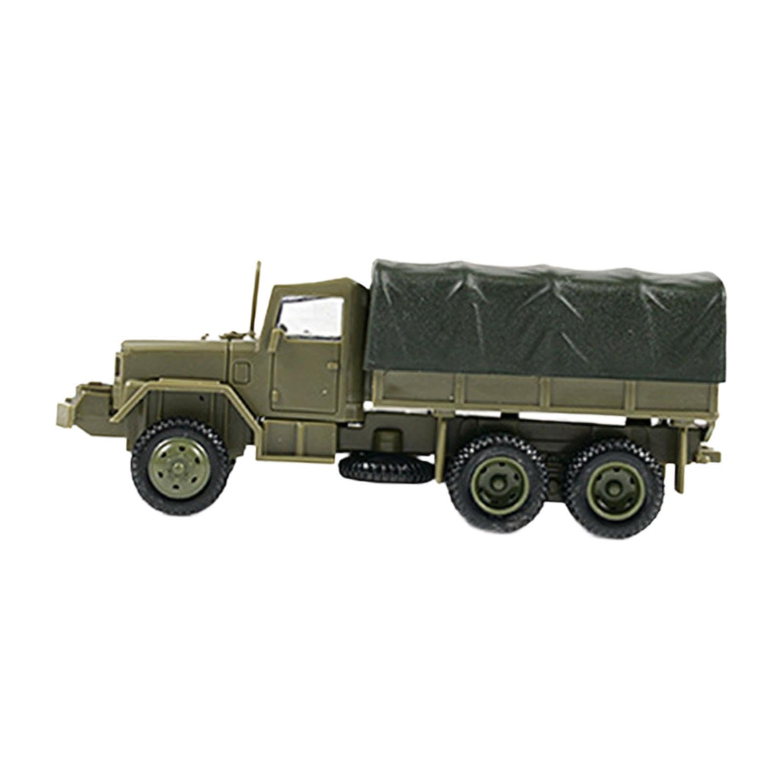 Quxvuis Boys Heavy Truck Model Miniature Vehicles Toy 172 Scale Collection Pickup Truck Model Easy Assembly Quick No Tool Kids Gift Car Vehicles Toys 1/72 Scale