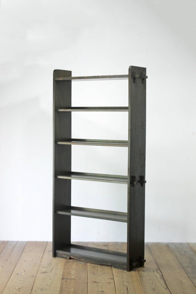 Amazon｜ノーブランド品レトロ楔本棚本棚くさびブックシェルフ  