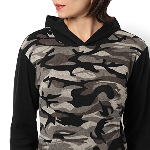 Image of Campus Sutra Women cotton Premium Zipper Hoodie-Grey