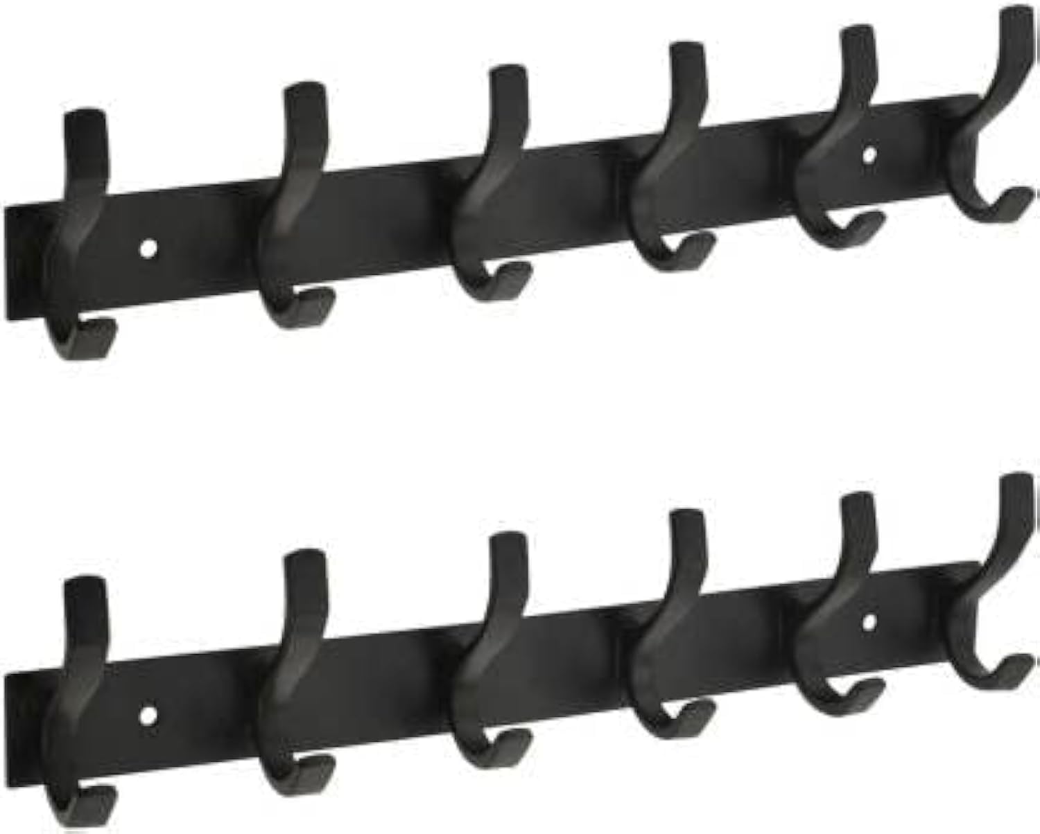 GAIYERA-Stainless Steel 6 Pin Antique Black S Cloth Hanger Wall Mounted Bathroom Cloth Hanger,Cloth Wall Hook,Door Hooks Rail for Hanging Keys,Clothes,Towel (Pack of 2) (B09RVC9J4P) Amazon Price History, Amazon Price Tracker