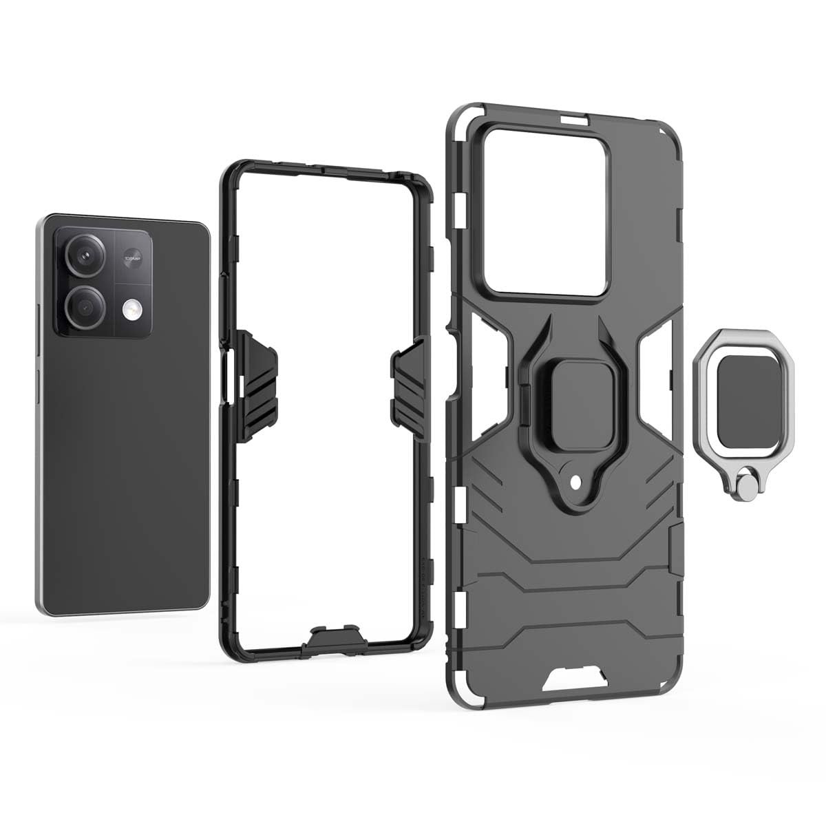 GOKEN Cover for Xiaomi Redmi Note 12 PRO 5G, Shockproof Case with Soft