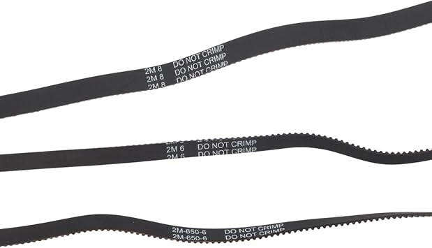 Timing Belt Kit for Anycubic For Kobra 3, X Y Z Rubber Drive Belts (850/780/650mm), 2mm Pitch Synchronous Belt Set for 3D Printer Accessories Replacement Parts