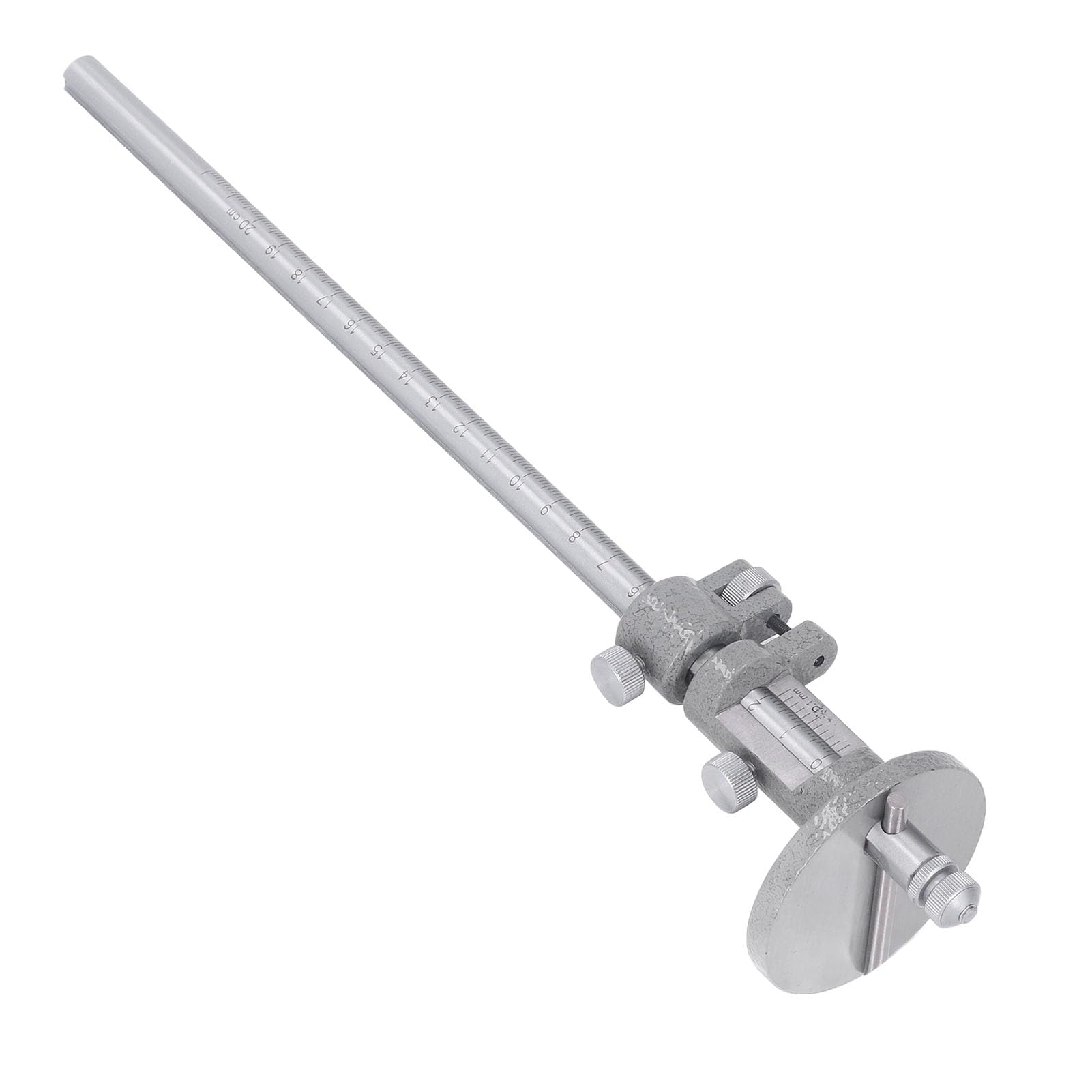 Demeras Calibro per Marcatura Ruote Strumento Accurato per la Lavorazione del Legno in Acciaio Inossidabile per la Lavorazione del Legno Misurazione da 0 a 200 Mm