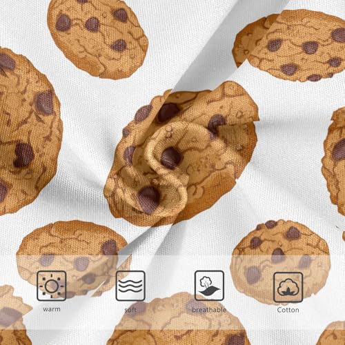 Girls Underwear Soft Cotton Chocolate Chip Cookies Kids Panties in Sizes 2/3t, 4t, 5t, 6 and 83