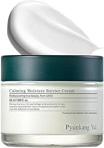 [PKY] Pyunkang Yul Calming Moisture Barrier Cream Instantly Soothes Sensitive Skin, Hyaluronic Acid &amp; Ceramide for Hydration, Vegan, Korean Skincare (1.69 Fl. Oz, 50ml)