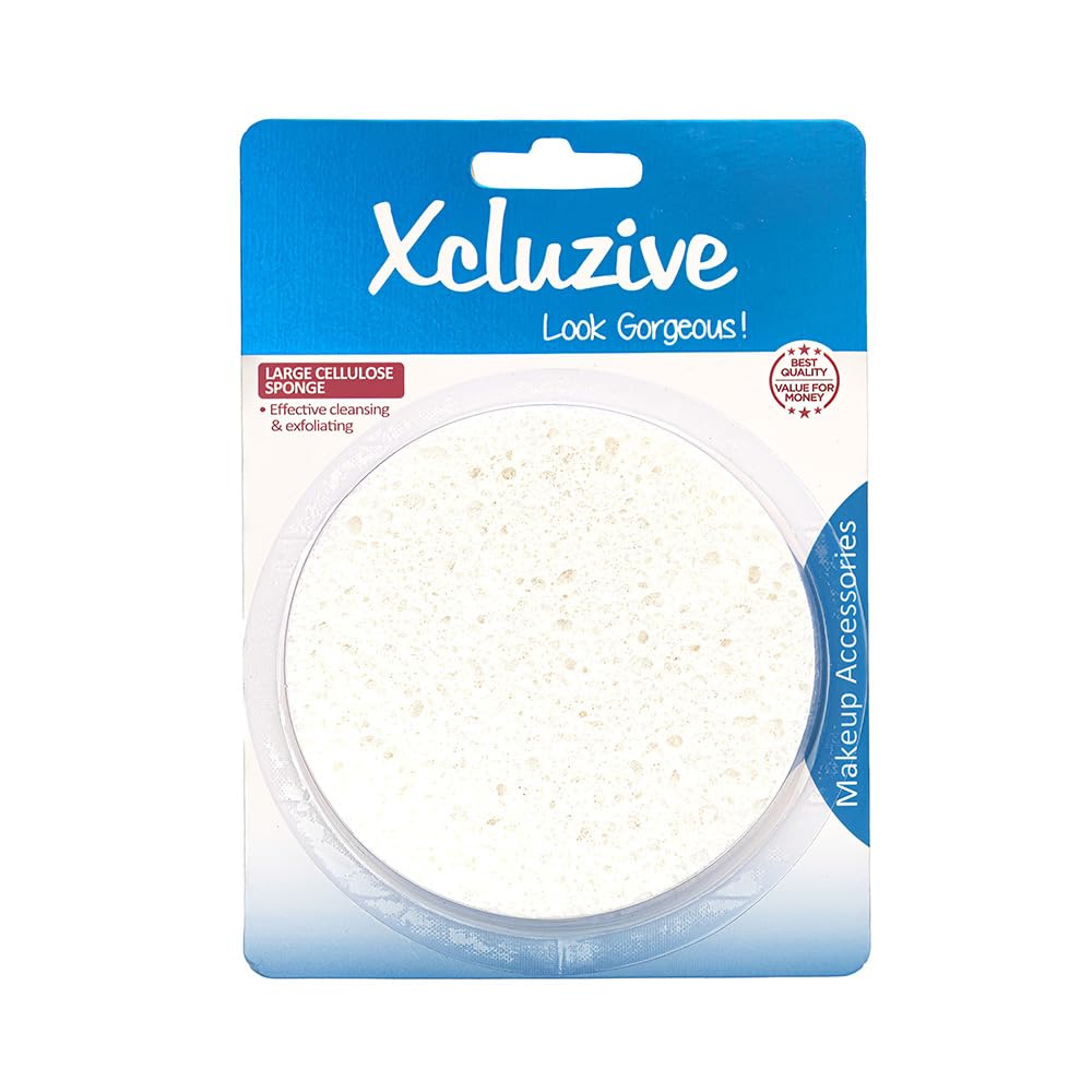 Xcluzive large cellulose sponge - 10cm x 1cm, pack of 1