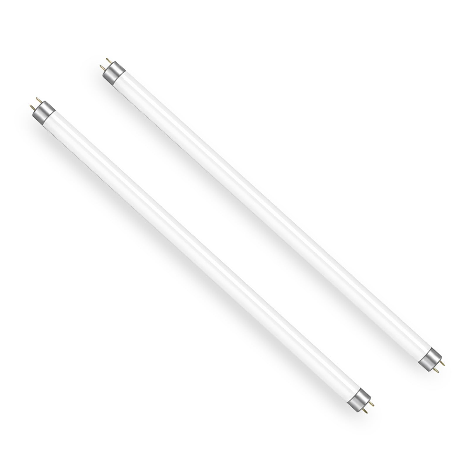 2 Pack T8 Fluorescent Light Tubes, 18W G13 Glass Replacement Tube Lights