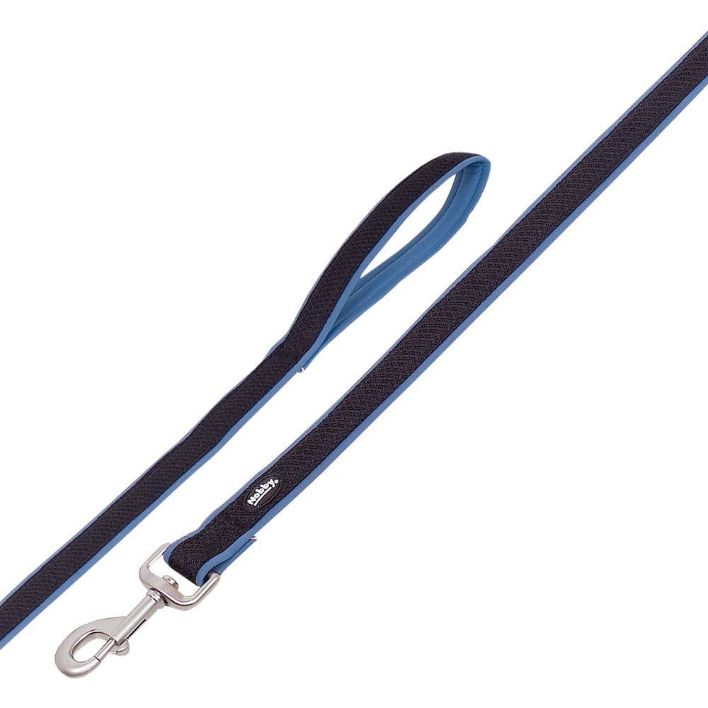 Nobby Preno Mesh Lead, Blue, L: 120 cm, W: 25/35 mm, Pack of 1