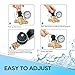 RVGUARD RV Water Pressure Regulator Valve With An Adjustable Knob, NO Tool Required, Brass Lead-Free Water Pressure Reducer with Gauge and Inlet Screen Filter for RV Camper Travel Trailer