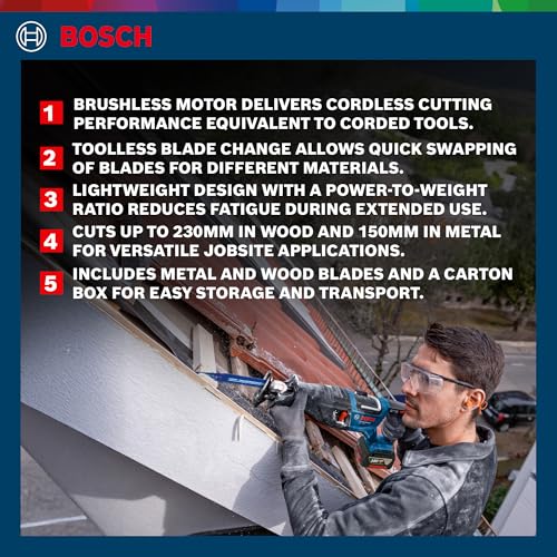 Image of Bosch Professional GSA 185-Li Cordless Reciprocating Saw