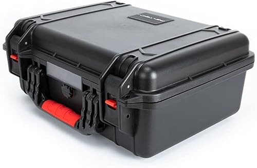PGYTECH Estuche de transporte de seguridad para DJI FPV Drone DJI FPV Googles Control remoto, diseño de carcasa dura IP67 resistencia al agua, Negro