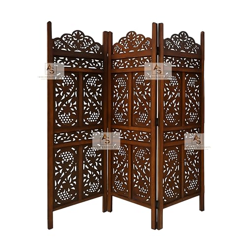 Image of Partition for Living Room,Divider,Partition Wall Divider Screen Separator, Wall Panel Divider for Hall | Bedroom |Office | Puja Room | Restaurant S Design (5 Feet -3 Panel)