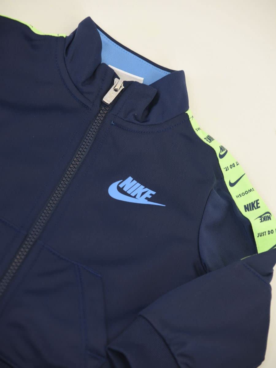 NIKE -Tuta COMPOSTA da Felpa E Pantalone -Felpa con Full Zip -Felpa con Polsini E Orlo A Costine -Pantalone con GIROVITA Elastico -Pantalone con Polsini A Coste