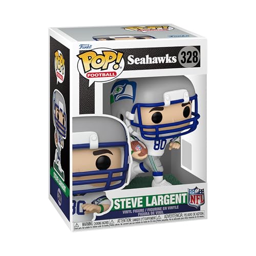 Funko Steve Largent (Seattle Seahawks) (White Jersey) Pop! NFL Legends
