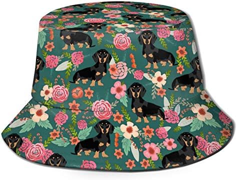 Dachshunds Florals Dog Unisex Bucket 