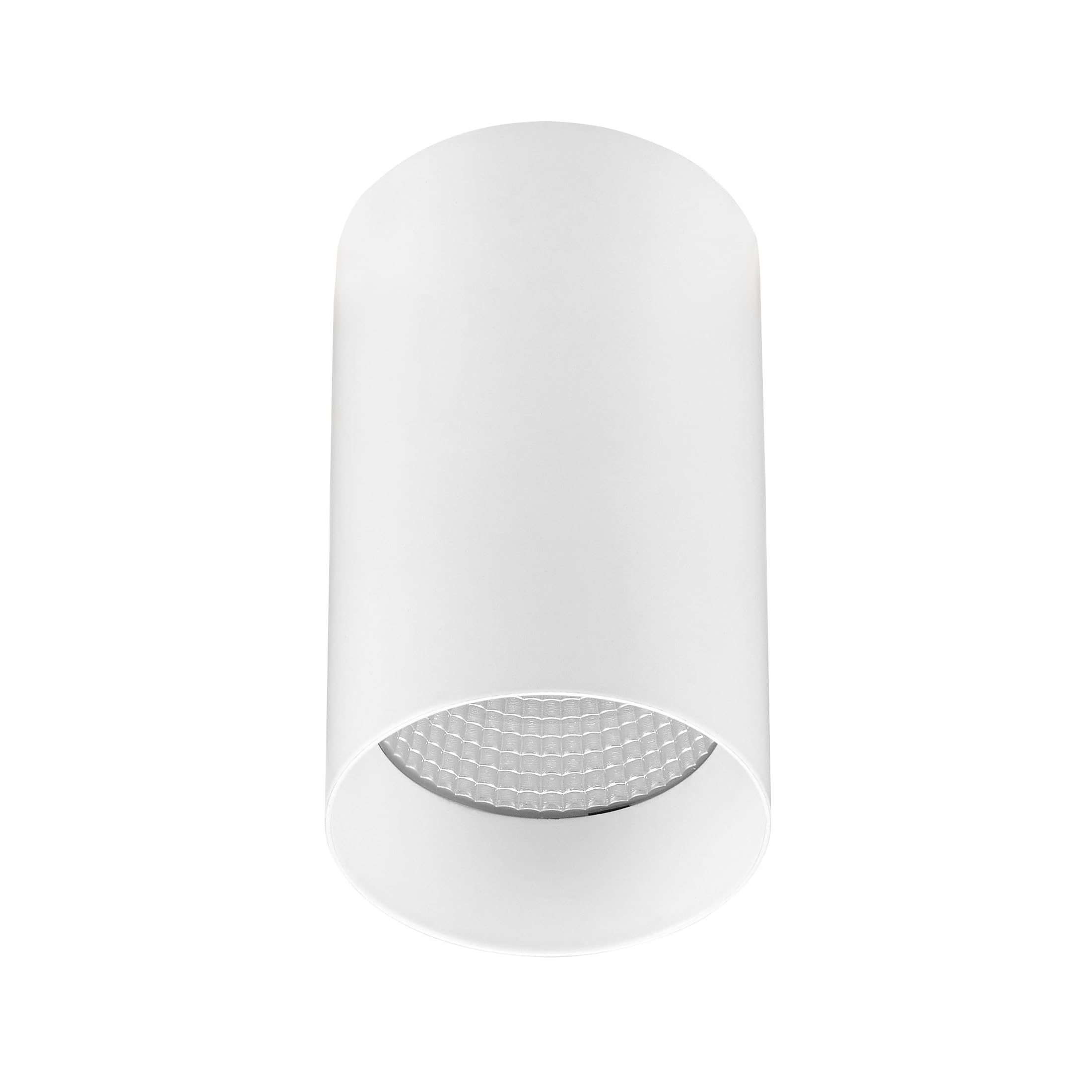 Maxxima 3 in. LED Cylinder Downlight, Recessed Ceiling Spot Light, 1000 Lumens, 5 CCT Selectable 2700K/3000K/3500K/4000K/5000K, Dimmable, White, 90