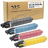 Weemay Compatible Toner Cartridge for Ricoh Aficio SP C430A C440DN C430DN C431DNHT C431DNHW (Black,...
