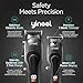 Yineel Hair Clippers Men, Professional Cordless Beard Trimmer and Hair Clippers Set, Rechargeable Trimmer with LED Display, Waterproof Clippers for Hair Cutting, Gift for Men Barber Kid
