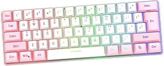 EVANEM 61 Key Keyboard Membrane Keyboard Keyboard PC Mechanical Keyboard Gaming Keyboard Small Backlit Keyboard Gaming Keyboard Wired Gaming Keyboard Mechanical Small Keyboard