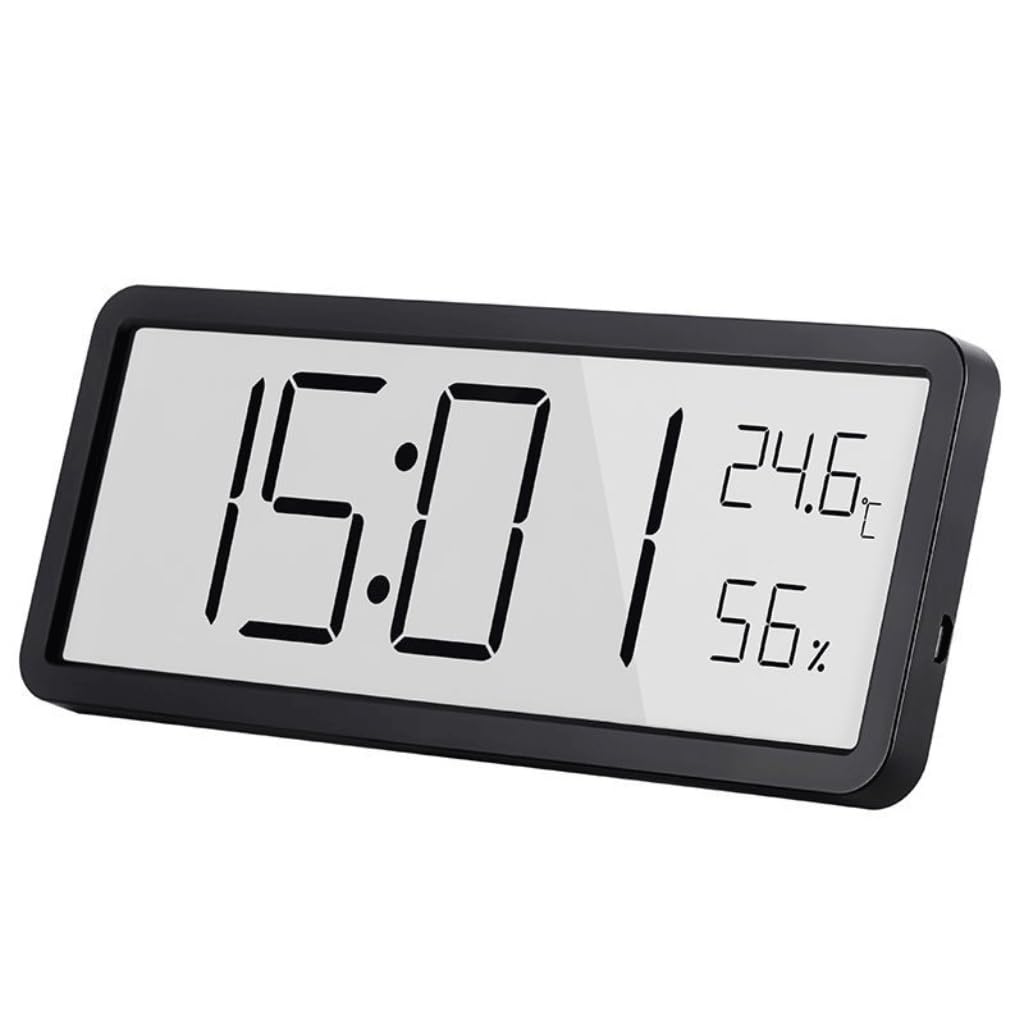 Horloge d'apprentissage pour enfant avec compteur de température pour chambre saine