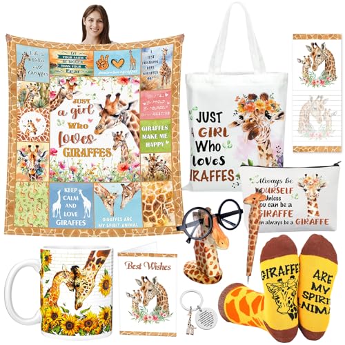 Yeyeplum 10 Pcs Funny Giraffe Gifts for Giraffe Lovers Gifts for Women Funny Novelty...