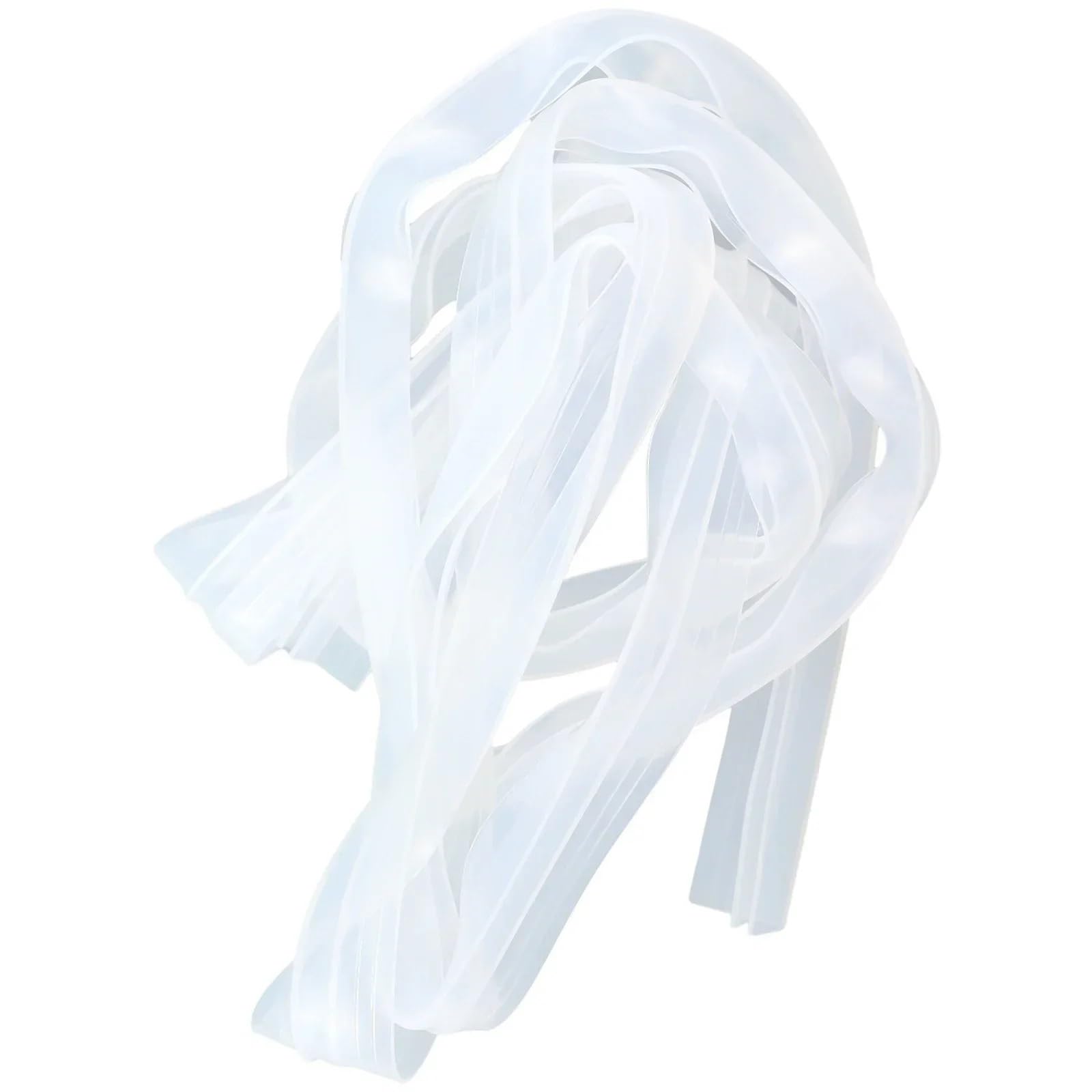 6 m Dichtungsstreifen, wasserdichte Dichtung, Spaltdichtungsstreifen, Duschtüren, Schiebetüren, transparent, wasserdicht, mm Breite für Duschtüren, Glas