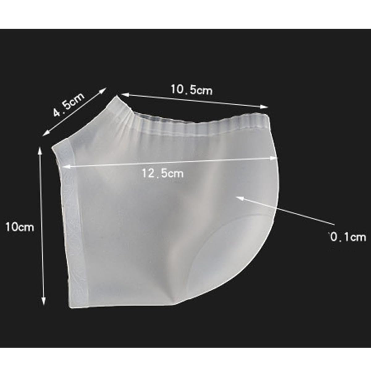 FOMIYES Strong Sticky Backed Heel Socks Moisturizing Feet Heel Socks Foot Blisters Protection