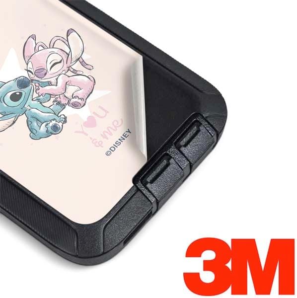 Skinit Decal Phone Skin Compatible with OtterBox Defender Galaxy S9 - Officially Licensed Disney Lilo and Stitch Stitch and Angel Design