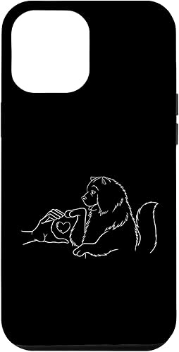 Funda para iPhone 14 Plus Line Art Chow Chow Dog Chows