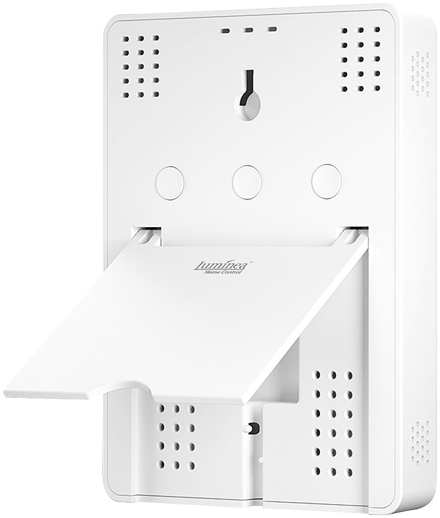 Luminea Home Control Datenlogger: WLAN-Temperatur- & Luftfeuchtigkeits-Set mit Display, 5 Sensoren (Thermometer Hygrometer Uhr, WiFi-Hygrometer-Thermometer-Sensor, WC)