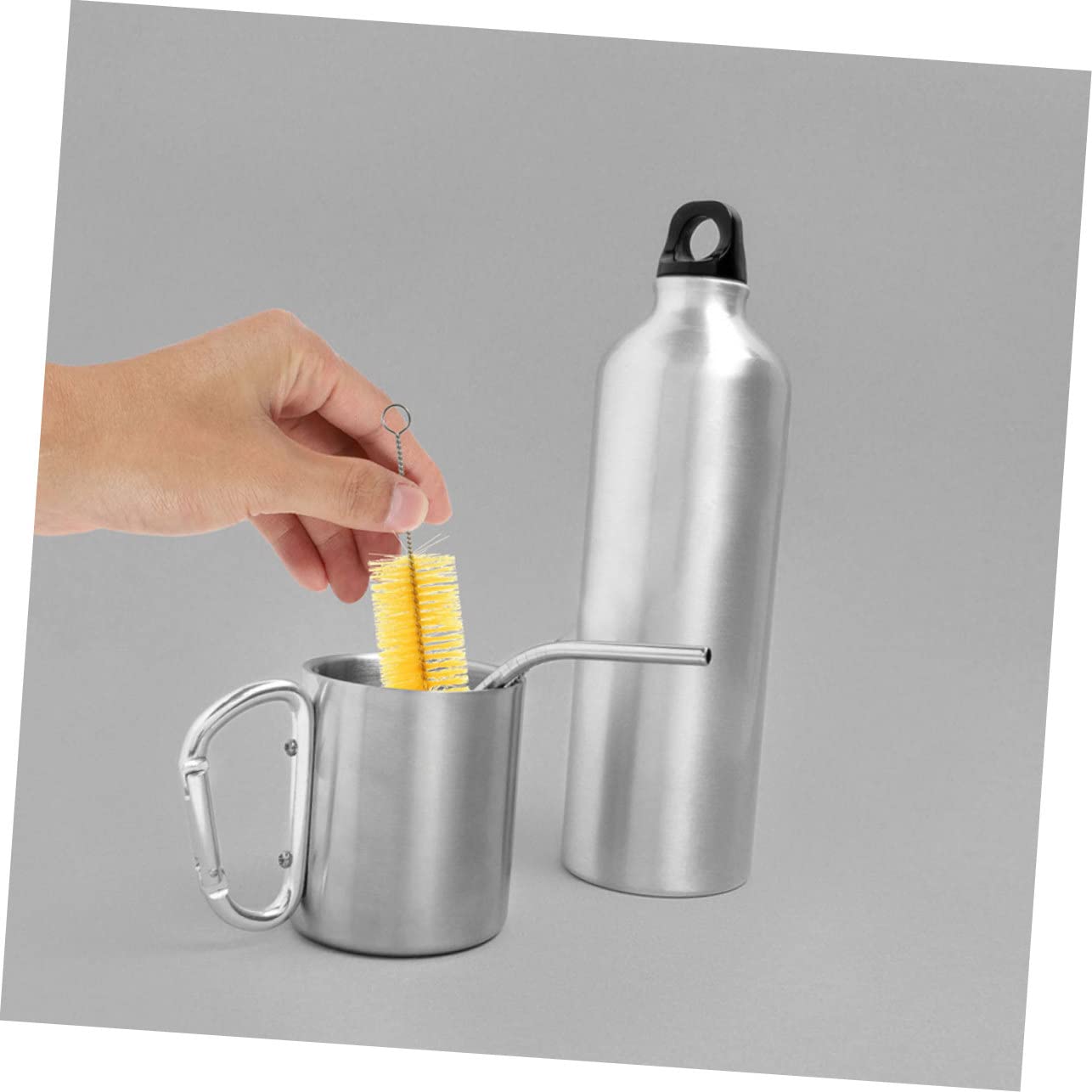 CALLARON 4 Set Multi Per Bottiglie Spazzole E Inossidabile Per Tettarelle E Utensile Conveniente Per Bottiglie 12 Pezzi * 4