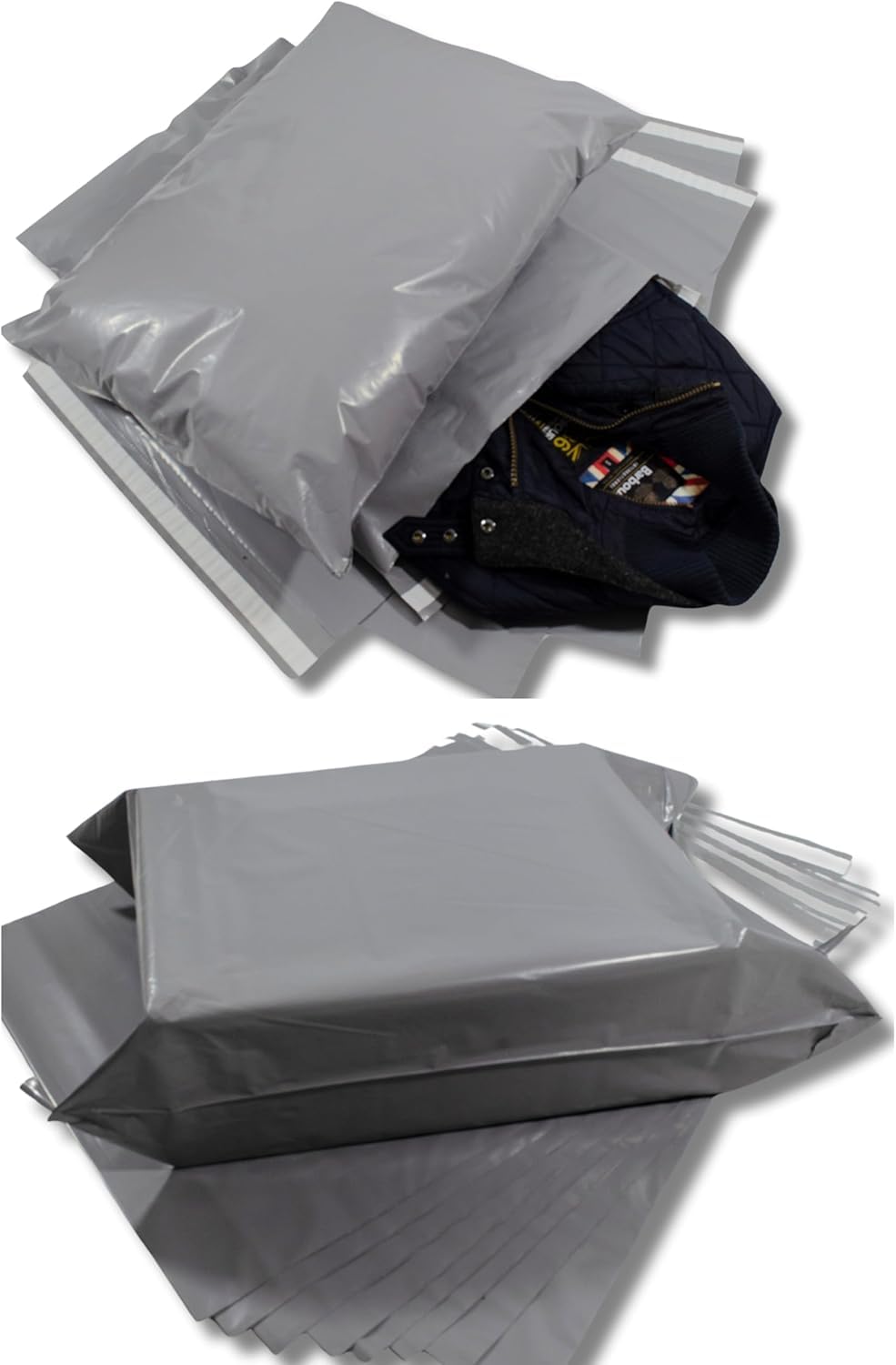 Large Self Seal Plastic Postage Bag 18” x 24” (45cm x 60cm) Heavy Duty Mailing Bag Extra Strong Plastic Envelopes for Packaging Large Parcels Clothes Bags Shoes – Postage Mail Sacks (5)