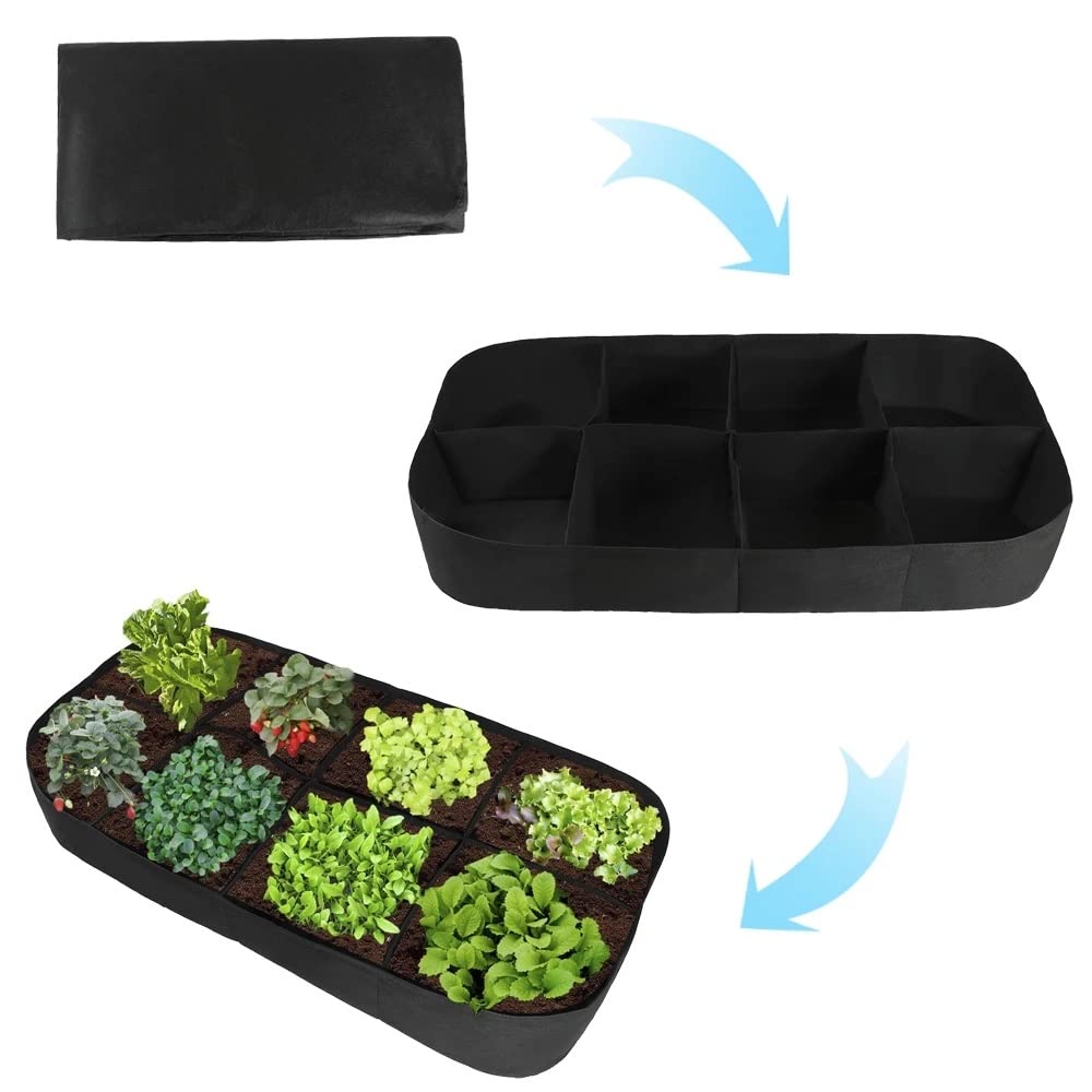 Sac de Plantation de Jardin Feutre Pomme de Terre Plateau de semis de légumes Sacs de pépinière bonsaï Pots de Fleurs Sac de Culture de graines Outil de Jardin