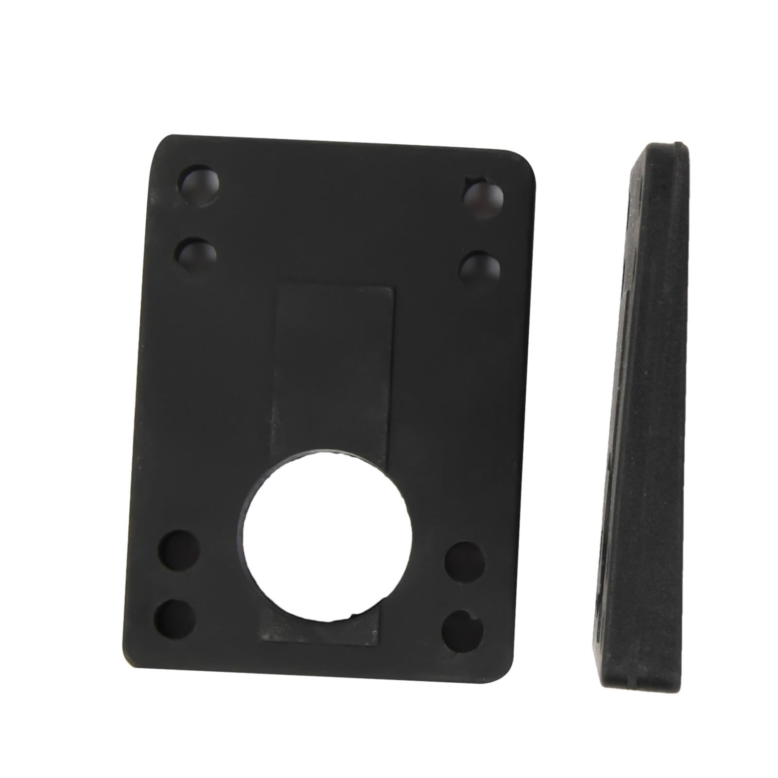 Générique Skateboard Shock Pads, Angle Wedge Riser Pads. Rubber Skateboard Pads. Wheelbite Prevention Pads. Shock Absorbers. Skateboard Riser Pads Soft Rubber 72x52mm/2.83 X 2.05inch