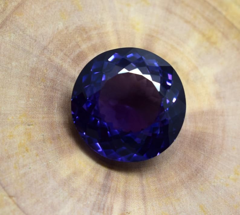 Alexandrite naturelle ronde 17mm pour création de bijoux DIY - 5