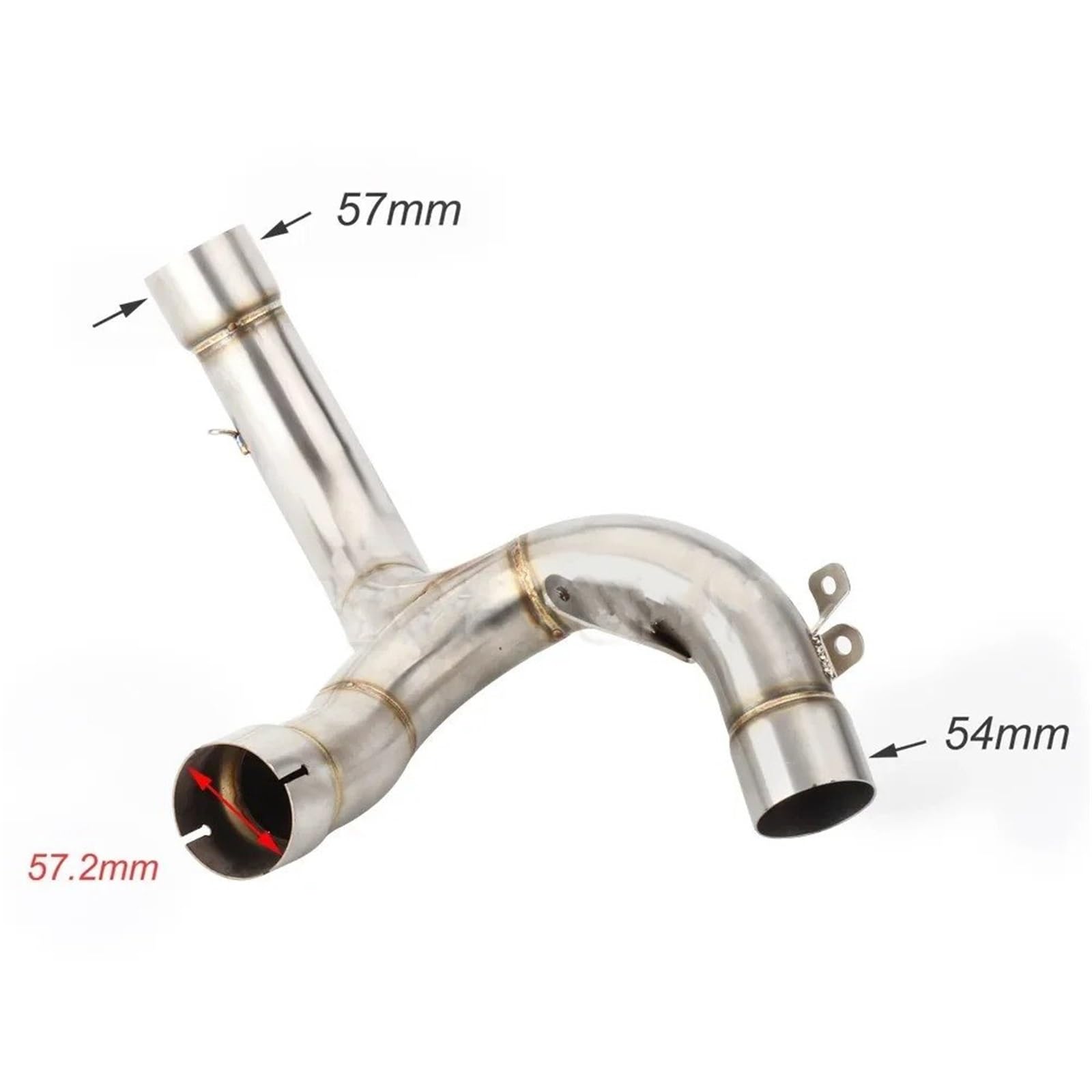 Motorrad Auspuffrohr-Resonator Für Ducati Multistrada 1260 Multistrada 1260S 1260 S Multistrada 1260S MTS1260 2018-2020 Motorrad Auspuff Slip-on