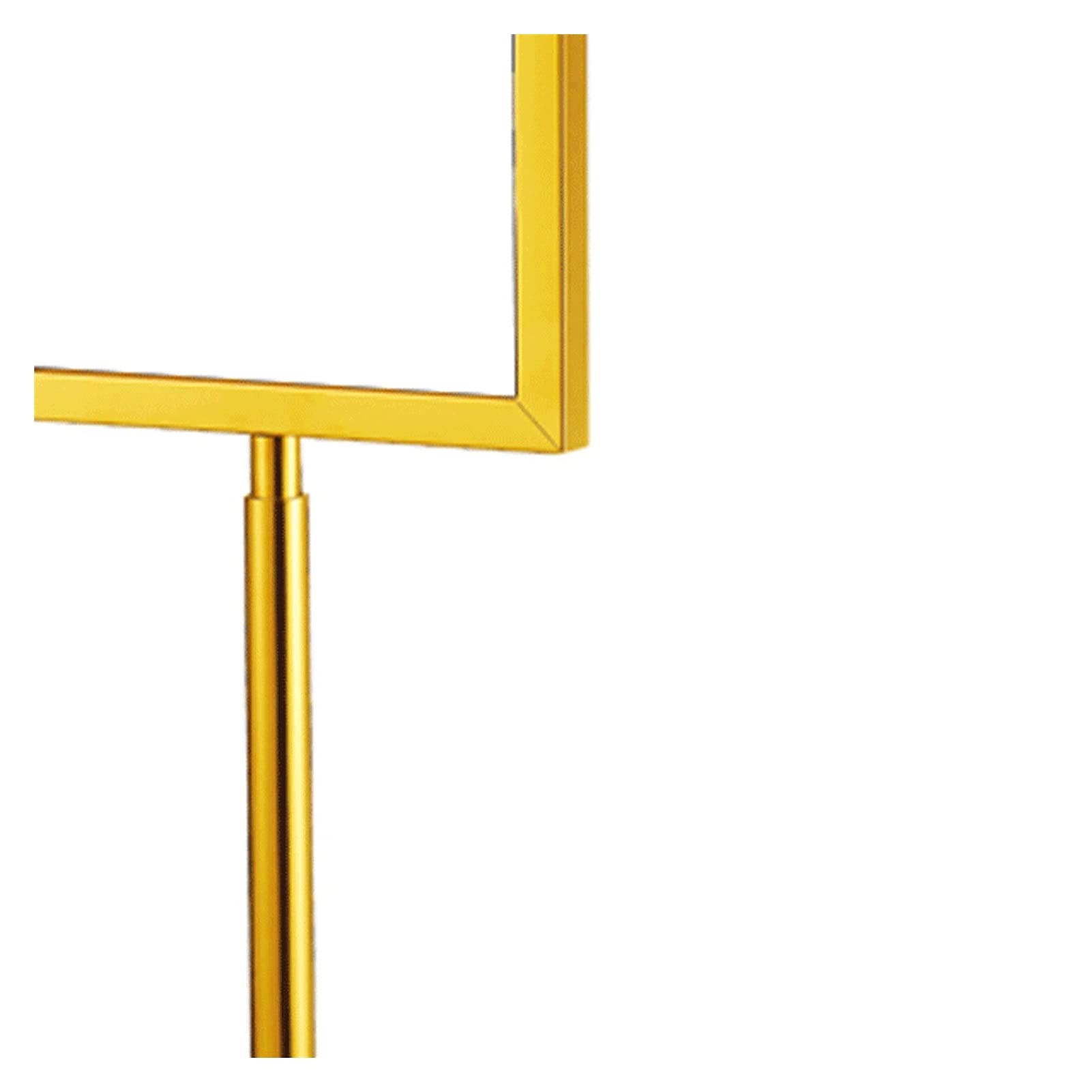 QINGGANGLING999 Restaurantes Soporte de Pantalla Soporte de Signo de Pedestal Ajustable, Soporte de Signo de póster de pie, Signo de visión Vertical y Horizontal mostrada, Oro Soporte de Cartel