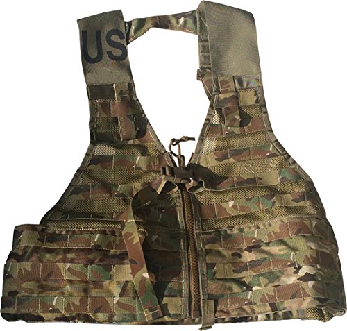 FireForce #8728 MOLLE II Fighting Load Carrier Load Bearing Vest (FLC) Made in USA (Multi Cam)