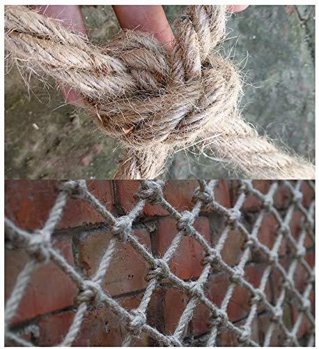 Décoration de plafond et filet de sécurité en jute rustique - 5