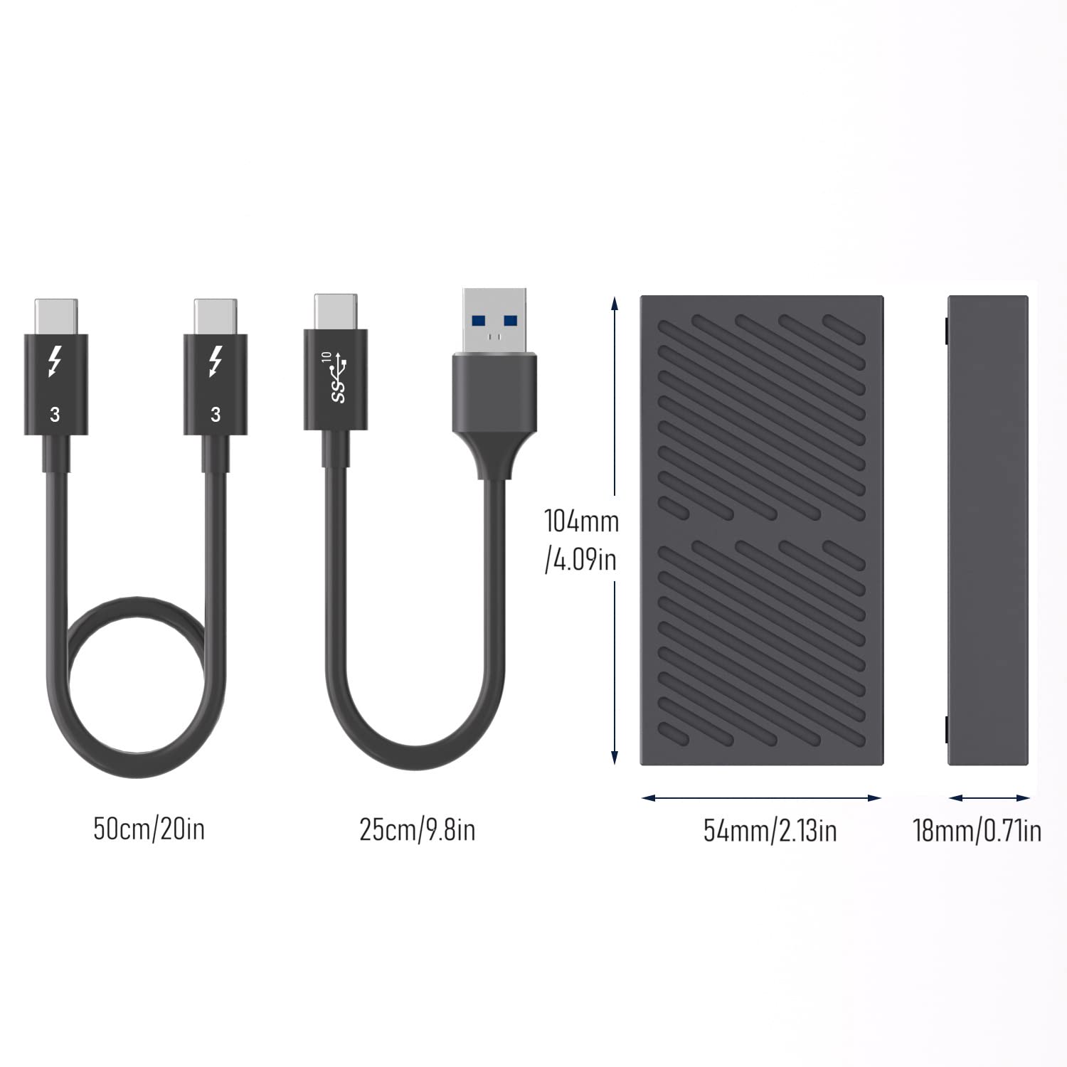 MacOS対応M.2SSDエンクロージャー(Thunderbolt接続) 41W+wQInT5L.jpg