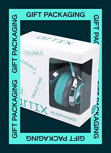 Artix CL750 Adult & Kids Wired Headphones with Mic – On-Ear Head Phones with Microphone for Computer & Laptop, Stereo… - Image 8