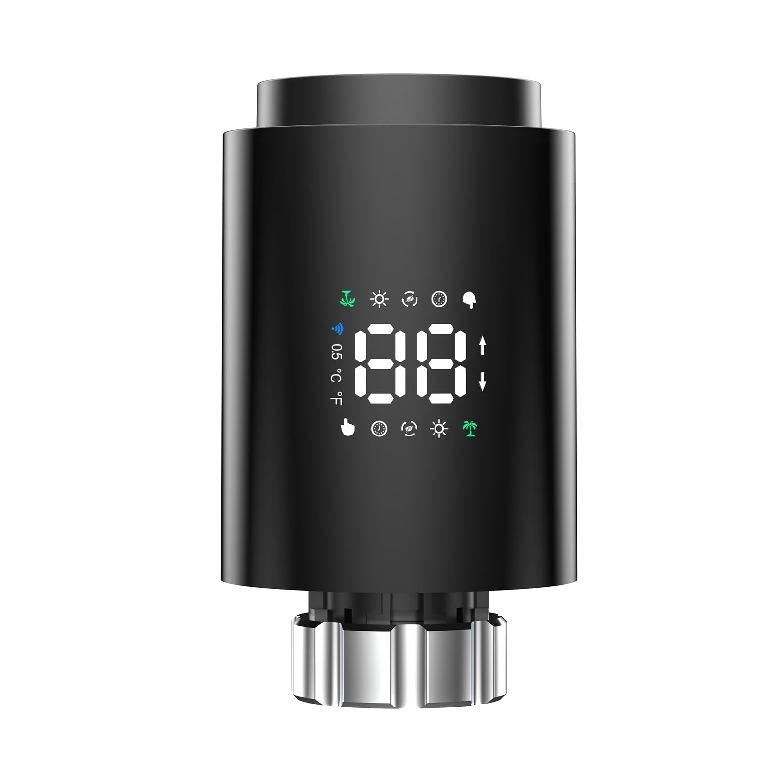 Cocoarm Smart Termostatyczny Zawór Grzejnikowy, TRV z Wyświetlaczem LED