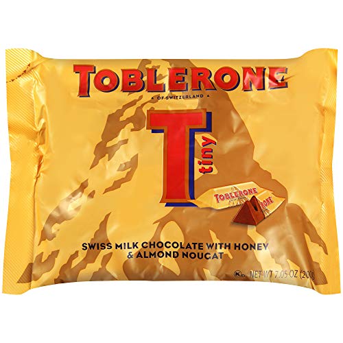 Toblerone Tiny Swiss Milk Chocolate With Honey & Almond Nougat 90 pcs Gift Box